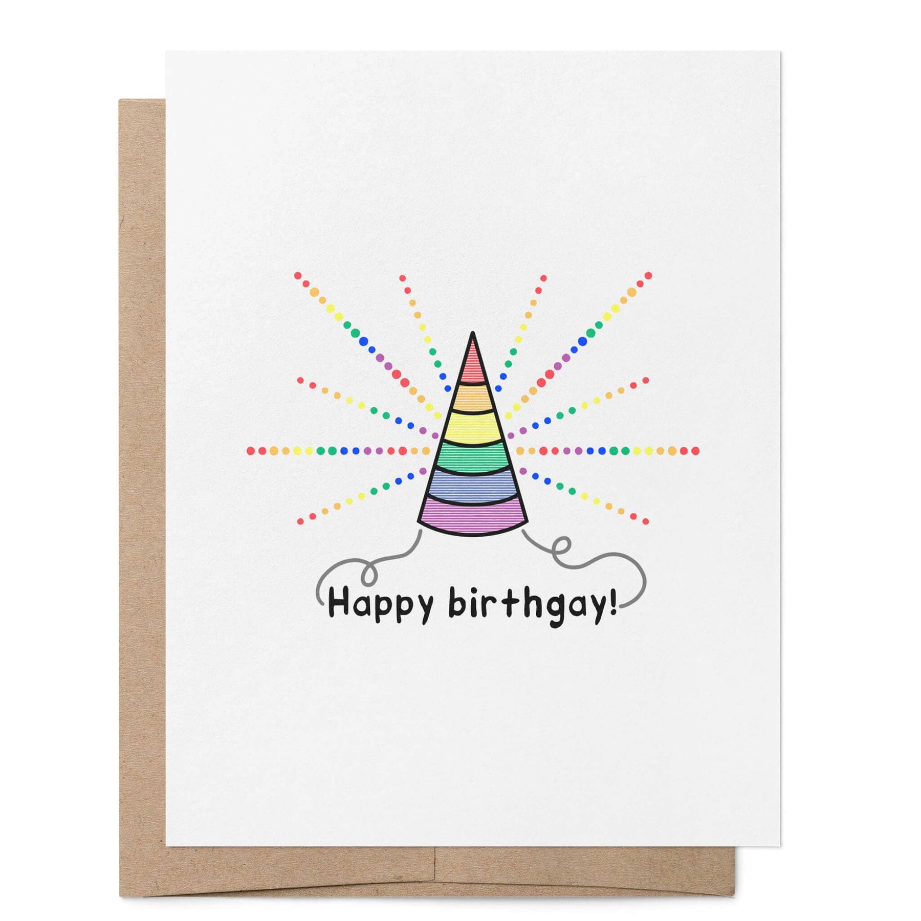 Happy Birthgay LGBTQ+ Greeting Card