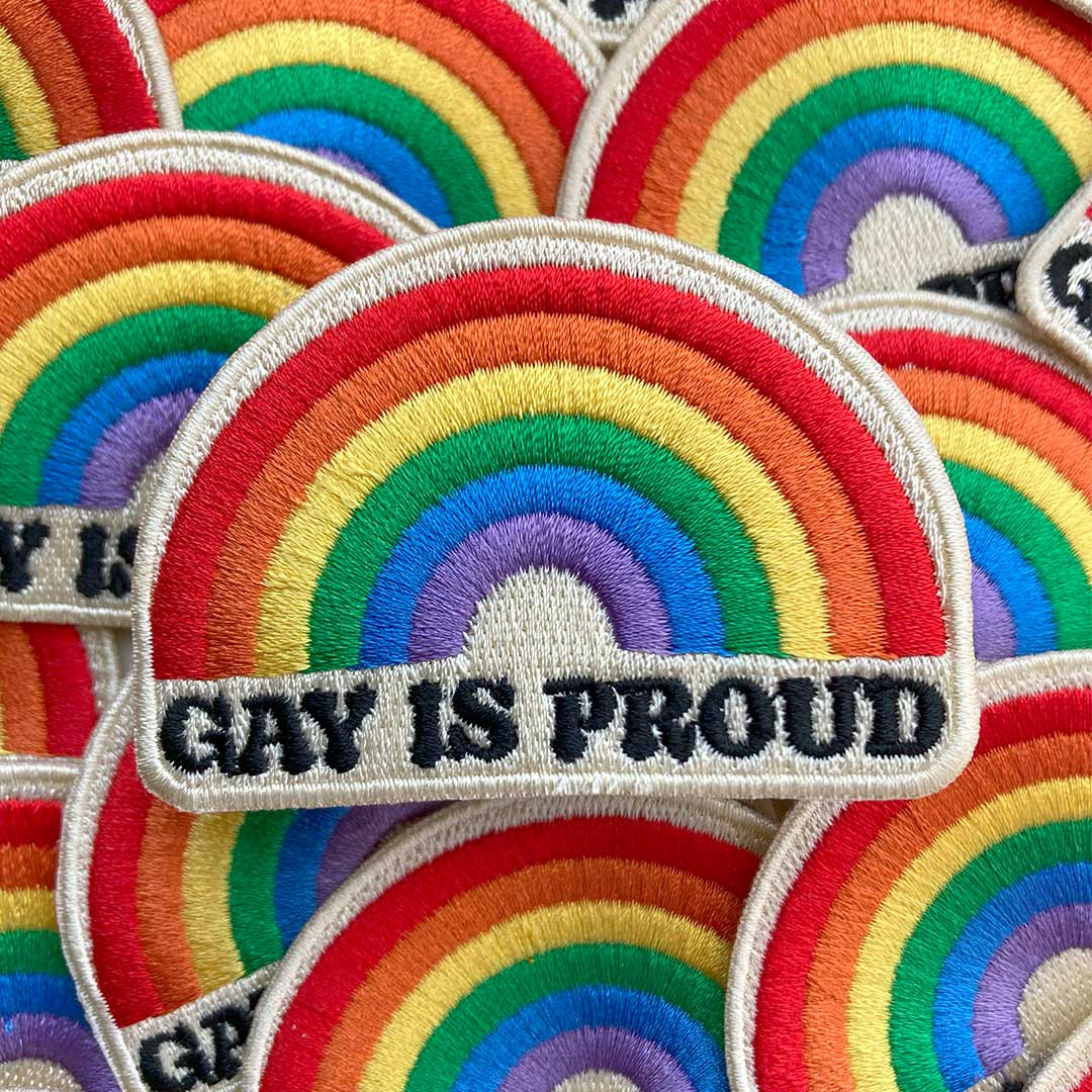 Gay Is Proud Iron On Patch