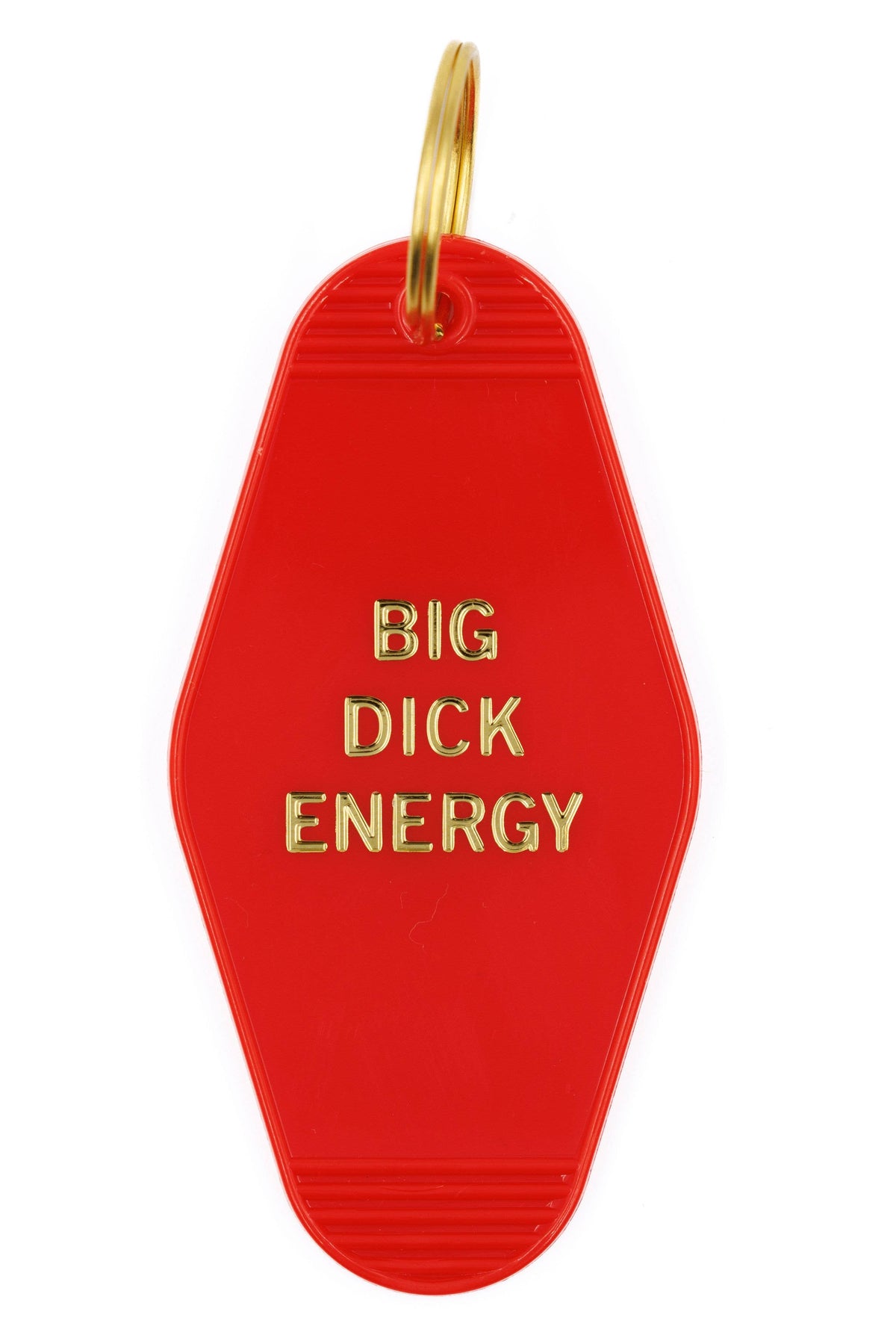 Big Dick Energy Motel Keychain in Red