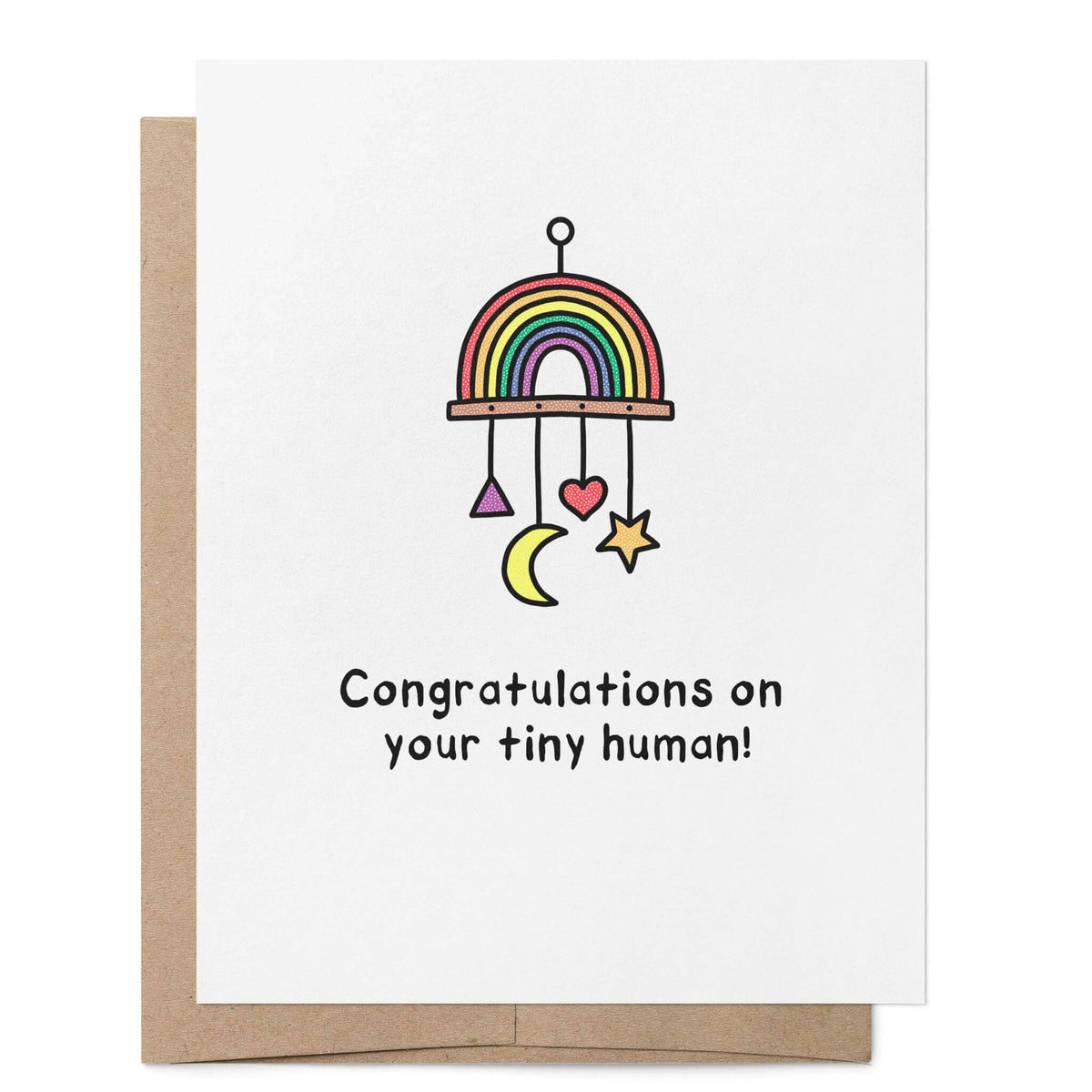 Congratulations on Your Tiny Human LGBTQ+ Greeting Card