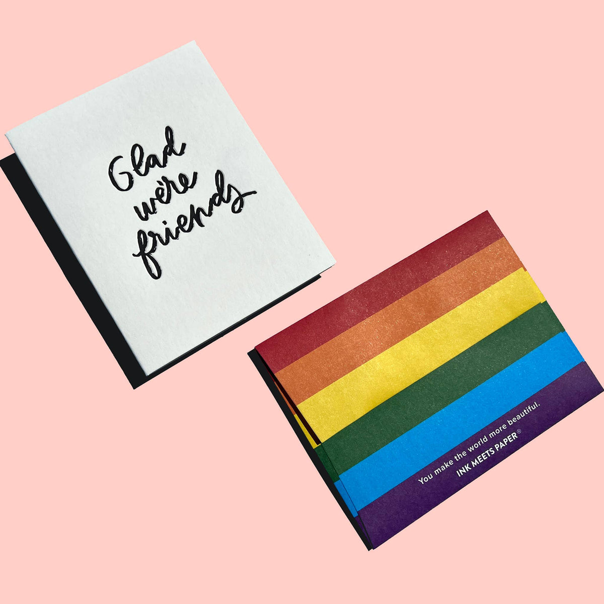 Glad We're Friends - Pride Card
