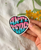 Anti-TERF Trans Pride Sticker // LGBTQ+ Transgender Pride